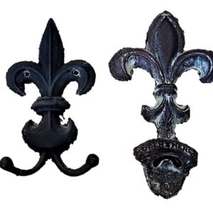 📣 Iron Fleur-de-lis ⚜ Hat / Clothes 🧢👚👒 Hook & Bottle Opener Great Gift 🎁